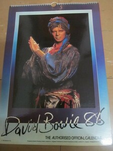 1710MK●カレンダー「David Bowie デヴィッド・ボウイ 