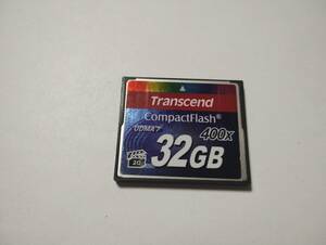32GB　Transcend　CFカード　フォーマット済み　メモリーカード コンパクトフラッシュ