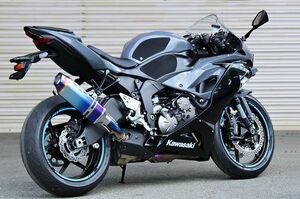 ZX-6R　2BL-ZX636G　NASSERT(ナサート) Evolution TypeII スリップオンマフラー　美品　距離極少