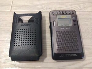 【F744】【稼働品】 SONY ソニー ワイドFM対応 FMステレオ/AMポケットラジオ SRF-SX250RV 日本製