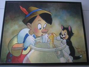 Disney Fine Art ディズニー ピノキオ レア ※全世界195枚限定
