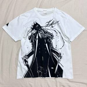 【00s アニメ ヘルシング HELLSING プリント Tシャツ】漫画 日本 The Midian アーカード 吸血鬼 平野耕太 キャラクター akira 90s COSPA