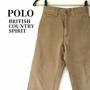 POLO BRITISH COUNTRY SPIRIT コットンチノパン ヴィンテージ 90s カジュアルパンツ キッズ レディース メンズ