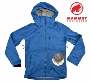 送料無料1★Mammut★マムート Stoney ハードシェル ジャケット size:EU/USA：S　Asia：M サファイヤ