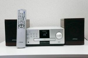 JVCケンウッド ビクター DVD/CD/ラジオ システムコンポ EX-AK1 ウッドコーン スピーカー SP-EXAK1　動作確認済み！ A360