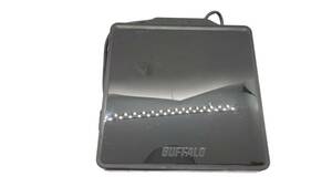 ●BUFFALO Boostケーブル搭載 ポータブルDVDドライブ ブラック DVSM-PC58U2V-BK　　動作品　