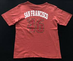サンフランシスコ・フォーティナイナーズ キッズ150 Tシャツ 46　　子供服 NFL アメフト San Francisco 49ers ジーユー GU 柳5664