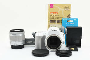 ★新品級★キヤノン Canon EOS Kiss X9 EF-S 18-55 IS STM レンズキット ホワイトボディ SDカード付き A204