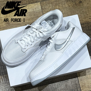 新品 US10/28cm NIKE AIR FORCE 1 LOW UNITY ナイキ エアフォース1 ロー ユニティ スニーカー ホワイト×シルバー■シューズ FD0937-100