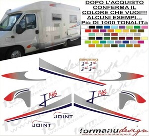 グラフィック デカール ステッカー 車体用 汎用 キャンピングカー 向け 車中泊 / キャンパー ジョイント CAMPER JOINT J146