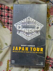 VHS 83年12月13日ナイトレンジャー ジャパンY NIGHT RANGER JAPAN TOUR ナイトレンジャー 