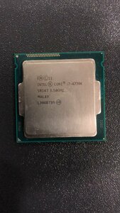 CPU インテル Intel Core I7-4770K プロセッサー 中古 動作未確認 ジャンク品 - A218