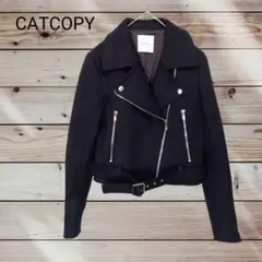 CATCOPY　キャットコピー　ジャケット　ベルト　S　ブラック　日本製