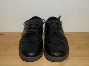 ティンバーランド 　Timberland　 本革 レザーシューズ　 ウィングチップ革靴　黒　サイズ　25,5cm 　　（２B　ハ