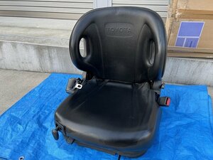 ★トヨタ★フォークリフト 純正シート 座席シート 破れなし 動作問題なし パーツ 建設 TOYOTA #04Z1198b21