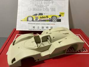 スタジオ27 1/24 トヨタ89C-V "Taka-Q" LM 1989 車輪欠品、レジンパーツに黄変あり