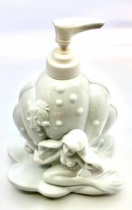 東京ディズニーランド リトルマーメイド 陶器製ソープディスペンサー 未使用品 現品限り Disney land Little Mermaid Soap Dispenser