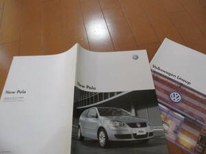 家20015　カタログ　■Volkswagen　■ＰＯＬＯ　ポロ■2005.8　発行28　ページ