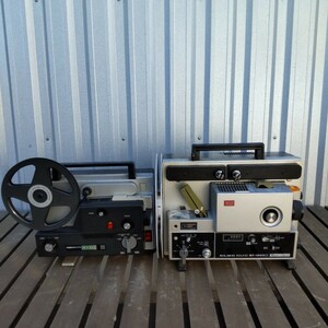 映写機 2台セット エルモ st-1200d ELMO 8mm 富士 mx50 Fujicascope フジカスコープ
