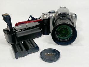 【現状品】Canon EOS Kiss Digital /CANON LENS EF-S 18-55mm f3.5-5.6 USM/バッテリーグリップ　BG-E1