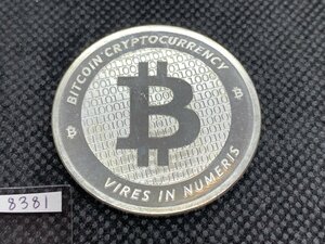 31.1グラム (新品) アメリカ「ビットコイン・BTC」純銀 1オンス メダル