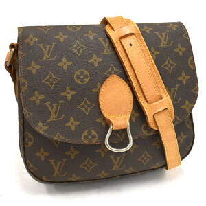 1円 ◆良品 LOUIS VUITTON ルイヴィトン ショルダーバッグ サンクルーGM M51242 モノグラム キャンバス ブラウン◆E.Csme.tI-09