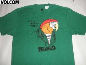 ★USA購入 ボルコム《VOLCOM》キャラクタープリントT US L GREEN