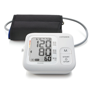 送料無料 電子血圧計 CHUG330-WH 上腕式 シチズン