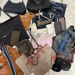 1円〜 まとめ売り VUITTON ヴィトン GUCCI グッチ PRADA プラダ FENDI フェンディ COACH コーチ ショルダーバッグ ハンドバッグ トート