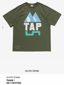 WTAPSダブルタップスTシャツTHAWサイズL新品オリーブ