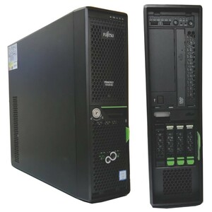 ●[Windows Server 2012 R2] Xeon E3-v5 DT型サーバ Primergy TX1320 M2 (Xeon E3-1220 V5 3.0GHz/12GB/2.5inch 300GB*3 SAS RAID/DVD)