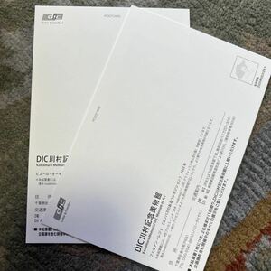 【２枚セット】DIC 株主優待　川村記念美術館　２名入館可能　有効期限2025年3月31日期限　送料込み