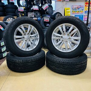 ☆【三菱オーナー必見♪純正戻しや車検用に！】三菱純正 18インチ×7.5J＋46 6H/139.7+BS デューラーA/T 265/60R18 パジェロに！恵庭店☆