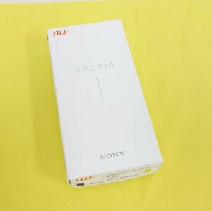 未使用 新品 SIMロック解除済み SONY XPERIA 1 SOV40 パープル au 利用制限○ インボイス可 送料無料 【T04-120-0415】53清P