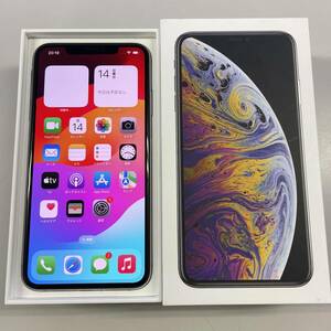 au アップル iPhone Xs Max 256GB A2102 MT6V2J/A シルバー SIMロック解除済