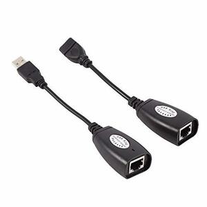 USBエクステンダー USB-LAN-EXT USB 2.0→RJ45 Ethernetエクステンダーネットワークアダプタケーブル USB to