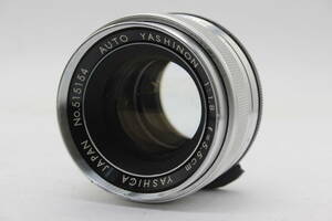 【返品保証】 ヤシカ Yashica Auto Yashinon 5.5cm F1.8 M42マウント レンズ s8059