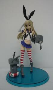 【開封品】島風 通常版 「艦隊これくしょん～艦これ～」 1/8 PVC製塗装済み完成品 月刊ホビージャパン誌上通販【塗装はげ等有】