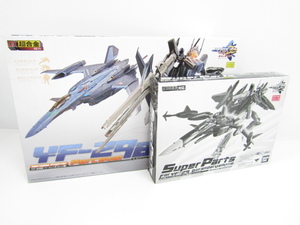 DX超合金 YF-29B パーツィバル(ロッド機) + YF-29 デュランダルバルキリー (オズマ機)用スーパーパーツ マクロス30 フィギュア ≡TY12987