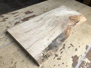 1円スタート！【U138】栃 517×～245×23㎜ 乾燥材 木工 DIY 木材 無垢材《銘木すずめや》