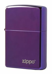 Zippo ジッポライター High Polish Purple Abyss アビス ロゴ 24747ZL メール便可