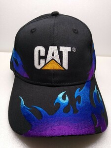 キャタピラー　CAT　帽子　キャップ　ブルーフレイム ファッション コレクション カジュアル　オリジナル フリーサイズ 売り切りです！！