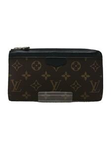 LOUIS VUITTON◆長財布/レザー/BRW/総柄/レディース/ジッピードラゴンヌ