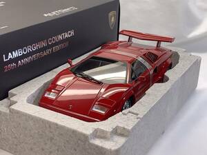 未展示 オートアート 1/18 ランボルギーニ カウンタック 25th アニバーサリー レッド 74534 AUTOart Lamborghini Countach Anniversary 