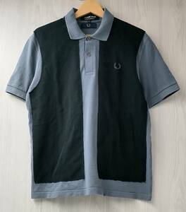 COMME des GARCONS HOMME DEUX コムデギャルソン オム ドゥ × FRED PERRY DF-T101 半袖ポロシャツ サイズM グレー