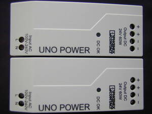 【美品】Phoenix Contact フェニックス・コンタクト UNO-PS/1AC/24DC/60W 2個セット 電源 長期保管品