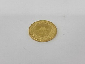 K24IG　オーストラリア　カンガルー金貨　1/10oz　1992　総重量3.1g【CEAH6026】