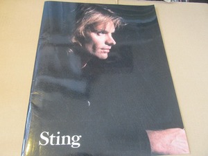 Stingスティングnothing like the sun ツアーパンフ 1987-1988