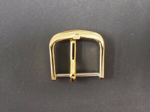 中古 セイコー シチズン カシオ 汎用 尾錠 美錠 ピンバックル 色: ゴールド 幅: 14mm 管理No.31631