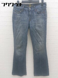 ◇ 7 FOR ALL MANKIND ブーツカット ジーンズ デニム パンツ サイズ26 インディゴ レディース